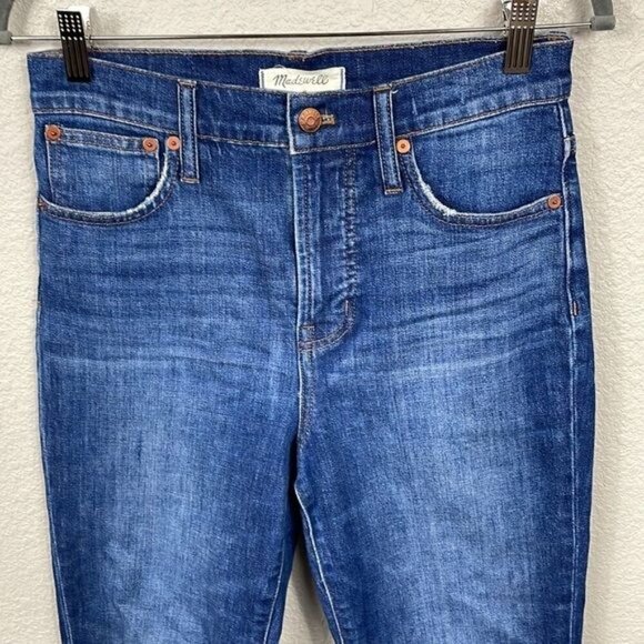 Madewell The Perfect Vintage Crop Jean Bellbrook Wash Comfort Stretch Edition 26 - Picture 5 of 14